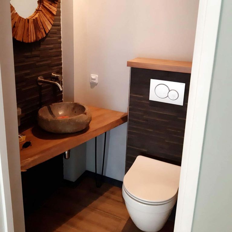 Renovatie toilet gereed